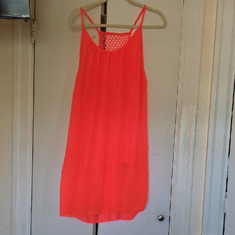 Source Unknown Coral Swim Coverup